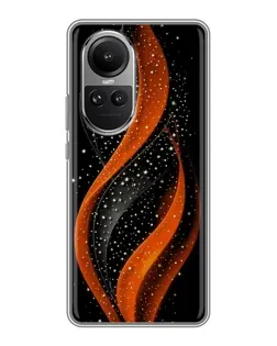 Чохол для OPPO Reno 10 з картинкою «Вогняна зоряна хвиля»