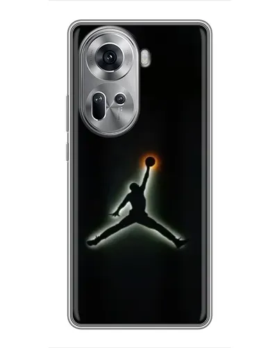 Чехол для OPPO Reno 11 5G с картинкой «Jordan Gradient Logo» Чехол для OPPO Reno 11 5G с картинкой «Jordan Gradient Logo»