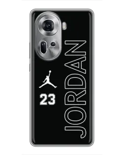 Чехол для OPPO Reno 11 5G с картинкой «Jordan Vertical»