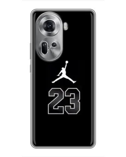 Чехол для OPPO Reno 11 5G с картинкой «Jordan Flight 23» Чехол для OPPO Reno 11 5G с картинкой «Jordan Flight 23»