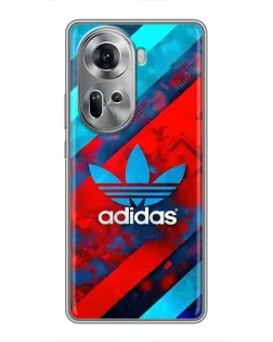 Чехол для OPPO Reno 11 5G с картинкой «Абстракция Adidas» Чехол для OPPO Reno 11 5G с картинкой «Абстракция Adidas»