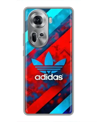 Чехол для OPPO Reno 11 5G с картинкой «Абстракция Adidas»