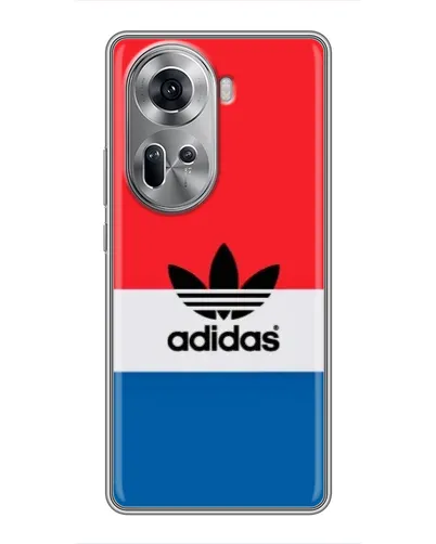 Чехол для OPPO Reno 11 5G с картинкой «Ретро блоки Adidas»