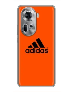 Чехол для OPPO Reno 11 5G с картинкой «Adidas Ukraine»