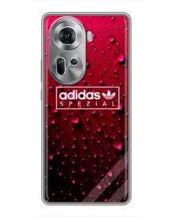 Чехол для OPPO Reno 11 5G с картинкой «Adidas Gold Marble»