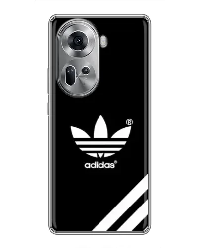 Чехол для OPPO Reno 11 5G с картинкой «Adidas с диагональными полосами»