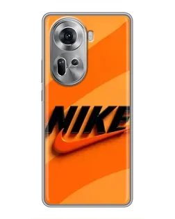 Чехол для OPPO Reno 11 5G с картинкой «Оранжевый драйв Nike» Чехол для OPPO Reno 11 5G с картинкой «Оранжевый драйв Nike»