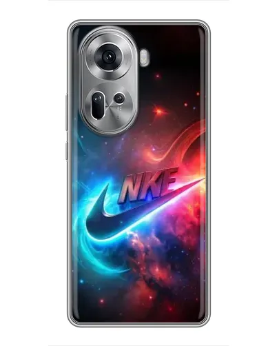 Чехол для OPPO Reno 11 5G с картинкой «Огненный логотип Nike» Чехол для OPPO Reno 11 5G с картинкой «Огненный логотип Nike»