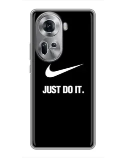 Чехол для OPPO Reno 11 5G с картинкой «Классический принт Nike»