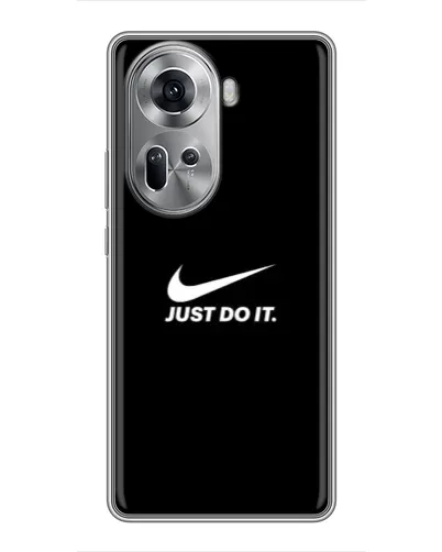 Чехол для OPPO Reno 11 5G с картинкой «Минимализм от Nike» Чехол для OPPO Reno 11 5G с картинкой «Минимализм от Nike»