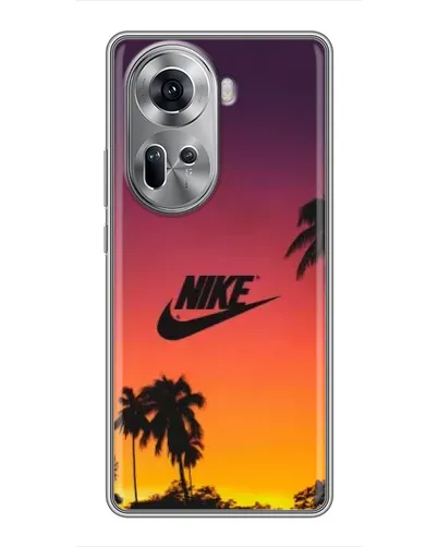 Чехол для OPPO Reno 11 5G с картинкой «Nike на закате солнца» Чехол для OPPO Reno 11 5G с картинкой «Nike на закате солнца»