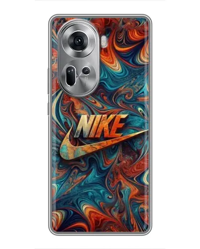 Чехол для OPPO Reno 11 5G с картинкой «Nike в абстракции» Чехол для OPPO Reno 11 5G с картинкой «Nike в абстракции»