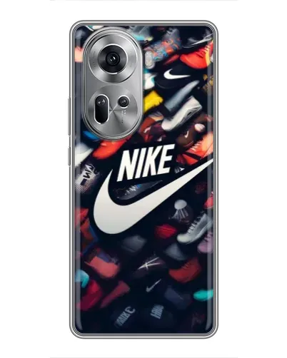 Чехол для OPPO Reno 11 5G с картинкой «Коллекция кроссовок Nike» Чехол для OPPO Reno 11 5G с картинкой «Коллекция кроссовок Nike»