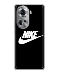 Чехол для OPPO Reno 11 5G с картинкой «Мазки краски Nike» Чехол для OPPO Reno 11 5G с картинкой «Мазки краски Nike»