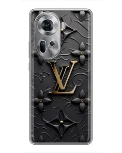 Чехол для OPPO Reno 11 5G с картинкой «Кожаная текстура LV»