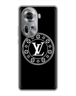 Чехол для OPPO Reno 11 5G с картинкой «LV — печать стиля»