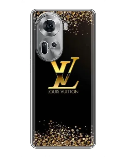 Чехол для OPPO Reno 11 5G с картинкой «LV — золотые искры» Чехол для OPPO Reno 11 5G с картинкой «LV — золотые искры»