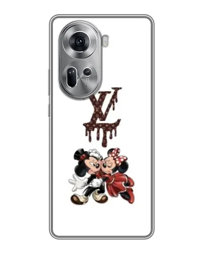 Чехол для OPPO Reno 11 5G с картинкой «LV и Микки Маус» Чехол для OPPO Reno 11 5G с картинкой «LV и Микки Маус»