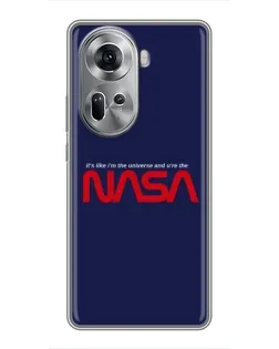 Чехол для OPPO Reno 11 5G с картинкой «NASA — глубокий космос»