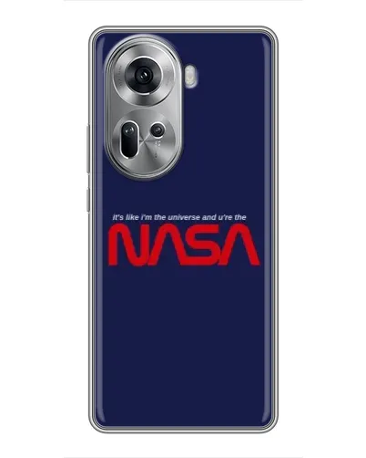 Чехол для OPPO Reno 11 5G с картинкой «NASA — глубокий космос»