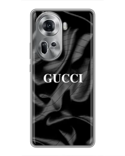 Чехол для OPPO Reno 11 5G с картинкой «Gucci — шелковые волны» Чехол для OPPO Reno 11 5G с картинкой «Gucci — шелковые волны»