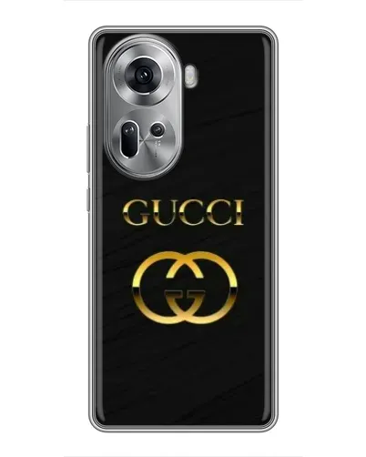 Чехол для OPPO Reno 11 5G с картинкой «Золотой логотип Gucci» Чехол для OPPO Reno 11 5G с картинкой «Золотой логотип Gucci»