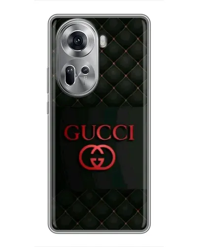 Чехол для OPPO Reno 11 5G с картинкой «Gucci — стеганый черный» Чехол для OPPO Reno 11 5G с картинкой «Gucci — стеганый черный»