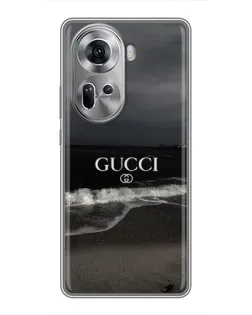 Чехол для OPPO Reno 11 5G с картинкой «Gucci — морской прибой»