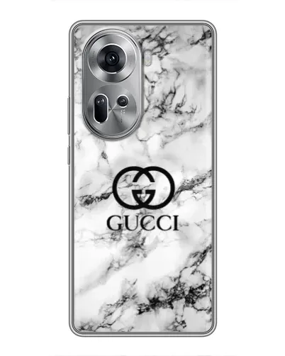 Чехол для OPPO Reno 11 5G с картинкой «Gucci — мраморный шик» Чехол для OPPO Reno 11 5G с картинкой «Gucci — мраморный шик»