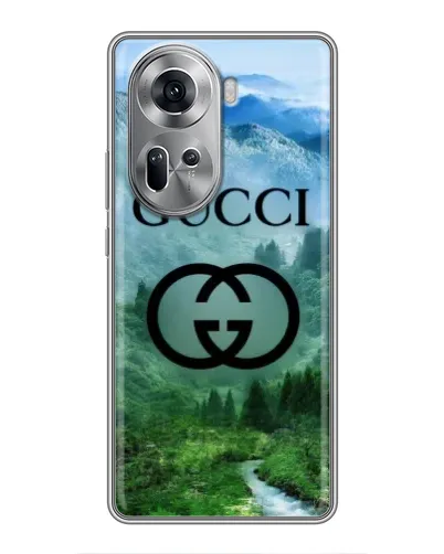 Чехол для OPPO Reno 11 5G с картинкой «Gucci — горный пейзаж» Чехол для OPPO Reno 11 5G с картинкой «Gucci — горный пейзаж»