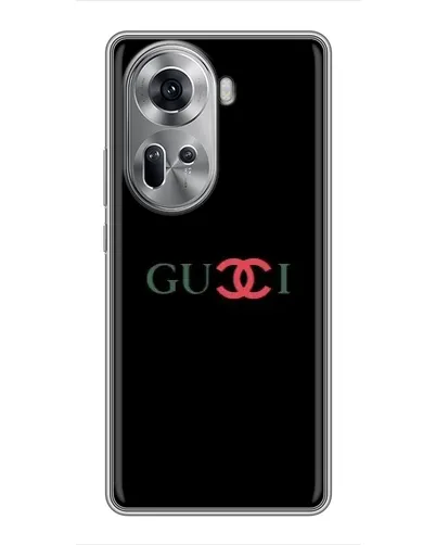Чехол для OPPO Reno 11 5G с картинкой «Gucci — красный градиент» Чехол для OPPO Reno 11 5G с картинкой «Gucci — красный градиент»