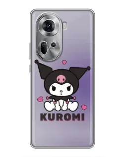 Чехол для OPPO Reno 11 5G с картинкой «Kuromi — фиолетовый арт» Чехол для OPPO Reno 11 5G с картинкой «Kuromi — фиолетовый арт»