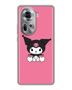 Чехол для OPPO Reno 11 5G с картинкой «Хмурая Kuromi» Чехол для OPPO Reno 11 5G с картинкой «Хмурая Kuromi»