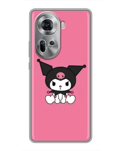 Чехол для OPPO Reno 11 5G с картинкой «Хмурая Kuromi»