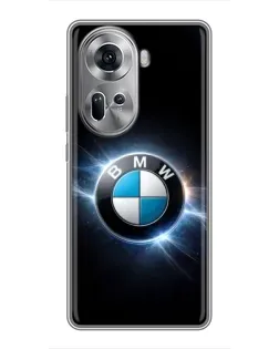 Чехол для OPPO Reno 11 5G с картинкой «BMW — неоновое сияние» Чехол для OPPO Reno 11 5G с картинкой «BMW — неоновое сияние»