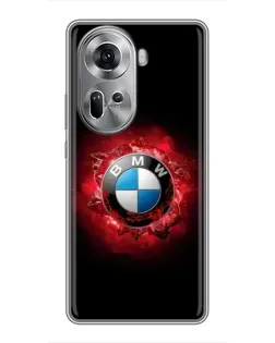 Чехол для OPPO Reno 11 5G с картинкой «Логотип BMW — вспышка» Чехол для OPPO Reno 11 5G с картинкой «Логотип BMW — вспышка»