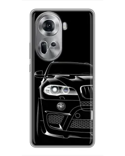 Чехол для OPPO Reno 11 5G с картинкой «Темный силуэт BMW» Чехол для OPPO Reno 11 5G с картинкой «Темный силуэт BMW»
