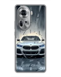 Чехол для OPPO Reno 11 5G с картинкой «BMW в свете фар» Чехол для OPPO Reno 11 5G с картинкой «BMW в свете фар»