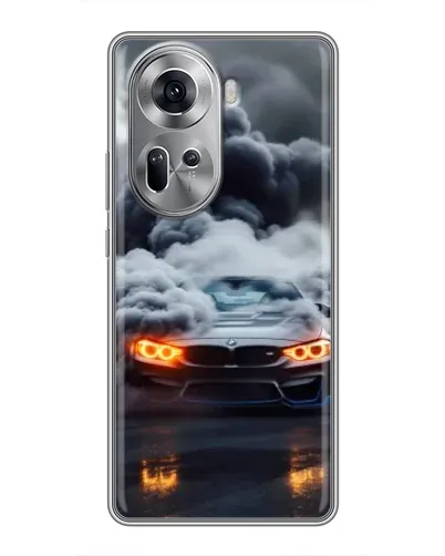 Чехол для OPPO Reno 11 5G с картинкой «BMW в дыму» Чехол для OPPO Reno 11 5G с картинкой «BMW в дыму»