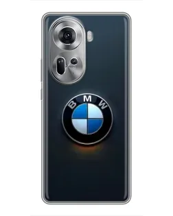 Чехол для OPPO Reno 11 5G с картинкой «Логотип BMW — минимализм» Чехол для OPPO Reno 11 5G с картинкой «Логотип BMW — минимализм»
