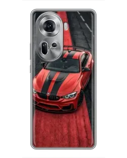 Чехол для OPPO Reno 11 5G с картинкой «BMW на красной дорожке» Чехол для OPPO Reno 11 5G с картинкой «BMW на красной дорожке»