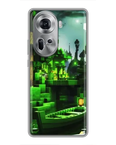 Чехол для OPPO Reno 11 5G с картинкой «Minecraft лесной пейзаж» Чехол для OPPO Reno 11 5G с картинкой «Minecraft лесной пейзаж»
