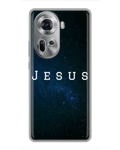 Чехол для OPPO Reno 11 5G с картинкой «Звездное небо Jesus» Чехол для OPPO Reno 11 5G с картинкой «Звездное небо Jesus»