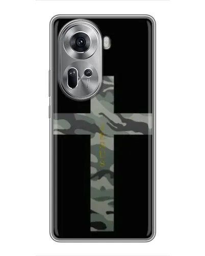 Чехол для OPPO Reno 11 5G с картинкой «Милитари Крест» Чехол для OPPO Reno 11 5G с картинкой «Милитари Крест»