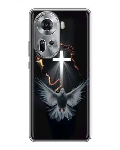 Чехол для OPPO Reno 11 5G с картинкой «Голубь и Свет» Чехол для OPPO Reno 11 5G с картинкой «Голубь и Свет»