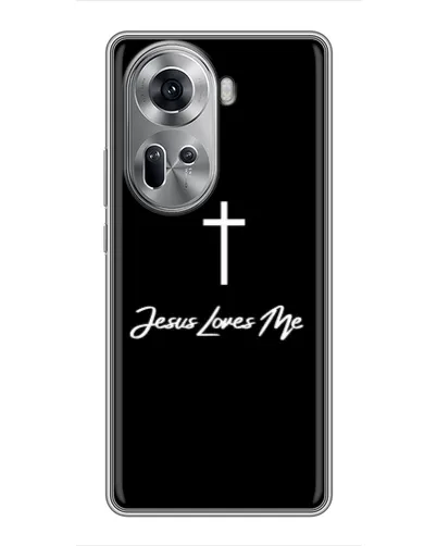 Чехол для OPPO Reno 11 5G с картинкой «Иисус любит тебя» Чехол для OPPO Reno 11 5G с картинкой «Иисус любит тебя»