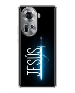 Чехол для OPPO Reno 11 5G с картинкой «Меч Духа Jesus»