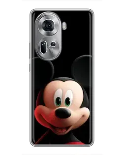 Чехол для OPPO Reno 11 5G с картинкой «Улыбающийся Микки Маус»