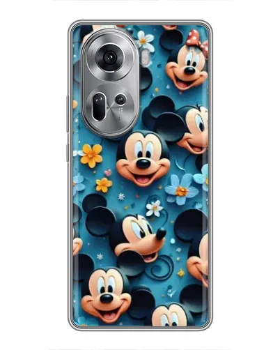 Чехол для OPPO Reno 11 5G с картинкой «Паттерн Микки и Минни» Чехол для OPPO Reno 11 5G с картинкой «Паттерн Микки и Минни»