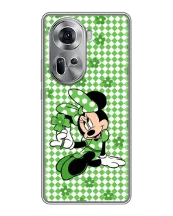 Чехол для OPPO Reno 11 5G с картинкой «Mickey в клетку»